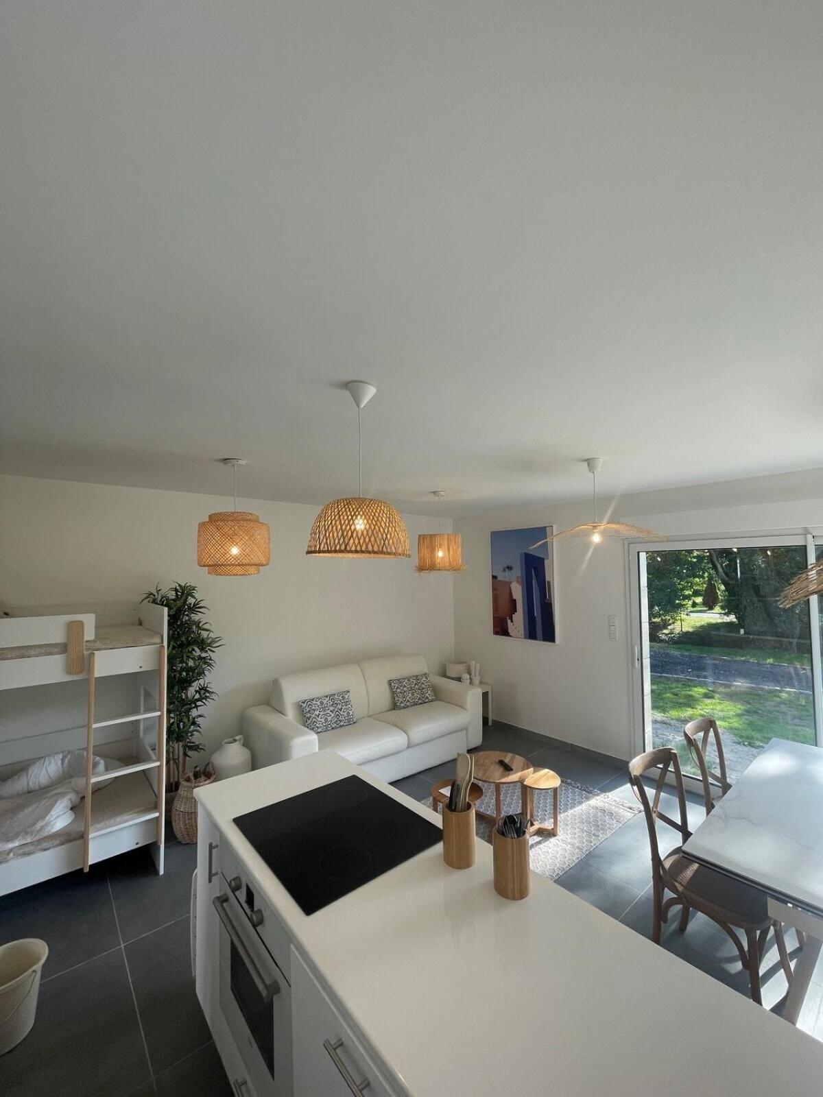 L'Opale - Le White Apartment Les Attaques Ruang foto